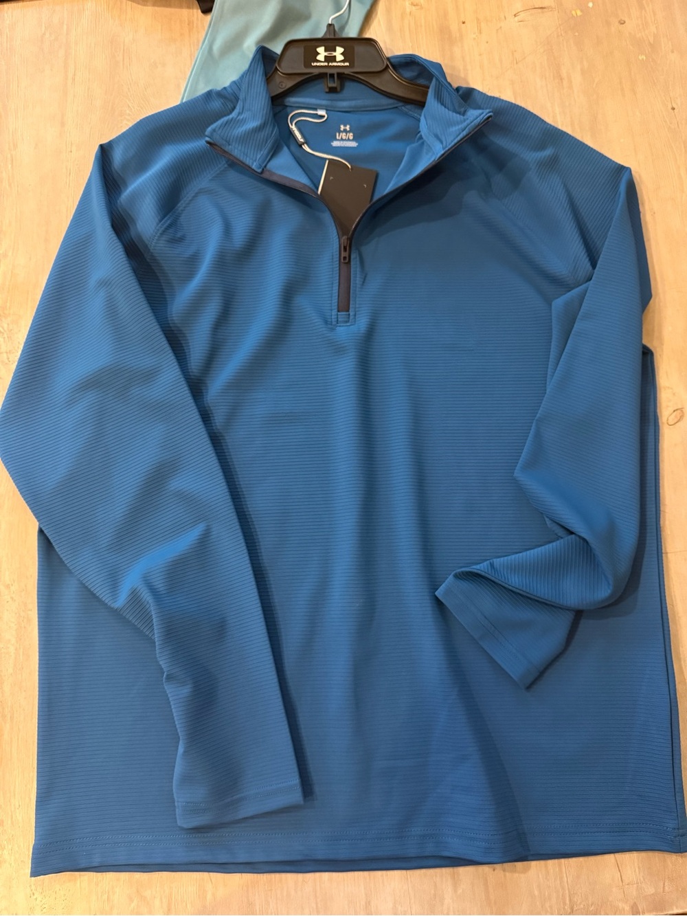 Under Armour Storm Blue Quarter-Zip golf Pullover